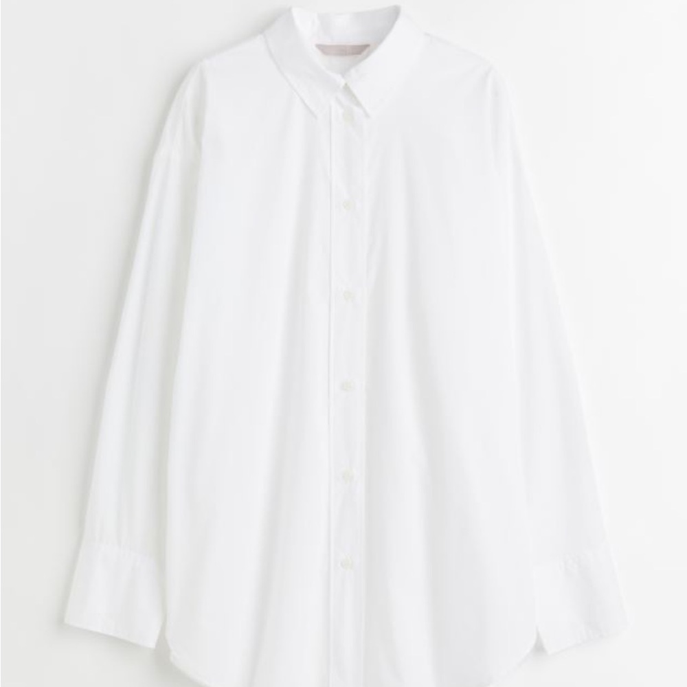 Oversized cotton shirt